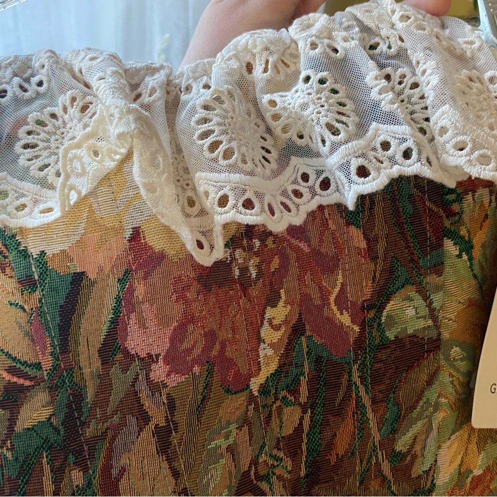 NWT | Brocade Floral Bustier - Picture 2 of 5